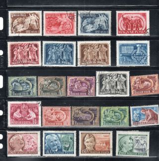 Hungary Magyar Poste Europe Stamps Lot 1811