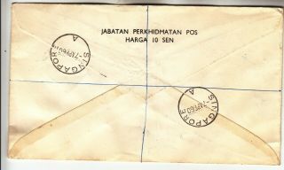 Malaya Registered First Day Cover 2