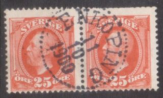 Sweden Sverige Postmark / Cancel " Enkoping " 1900