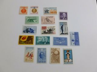 United States Scott 1174 - 1190,  A Set Of 13 Commemorative Stamps From 1961