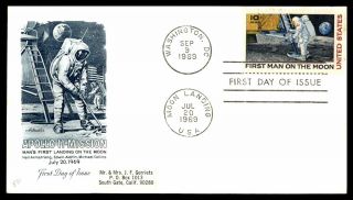Mayfairstamps 1969 Us Fdc Moon Landing Artmaster First Day Cover Wwb66709