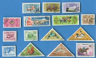 Mongolia and Monaco postage stamps 200 different [sta2367] 5