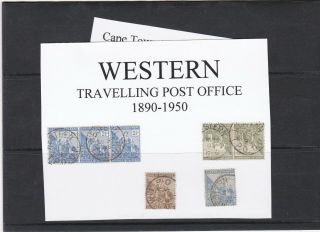 Cape Of Good Hope Tpo Travelling Post Office Cancels Western 1890 - 1950