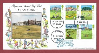 1994 Official First Day Cover - Royal And Ancient Golf Club - St.  Andrews Cds.