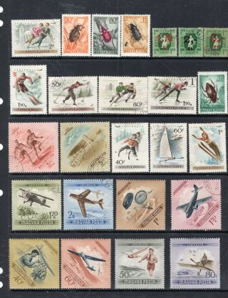 Hungary Magyar Poste Europe Stamps Lot 1800