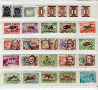 Hungary Magyar Poste Europe Stamps Lot 1799