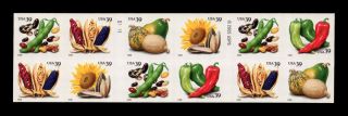 Scott 4012b - Crops Of The Americas - 20 $0.  39 Self - Adhesive Stamps