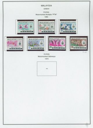 Malaysia (states) Album Page Lot 111 - See Scan - $$$