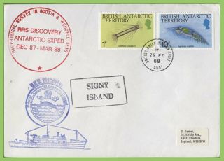 ?british Antarctic Teritory 1988 Rrs Discovery Antarctic Expedition Geophysical