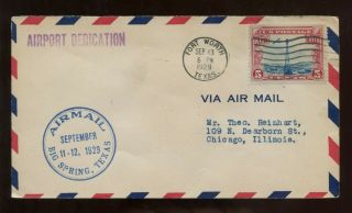 Sale$3 Us Texas Event Cover (airport Dedication) 1929 Fort Worth