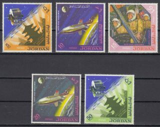 K8 Jordan Set Of 5 Space Stamps Mnh