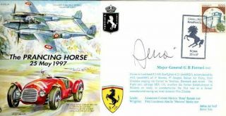 Js (cc) 25 The Prancing Horse 1997 Signed By Major General G.  B.  Ferrari F8