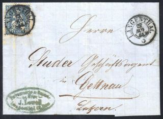 Switzerland 1866 10c Helvetia Cover Postal History