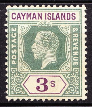 Cayman Is 1912 - 20 Gv 3s