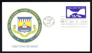 13ct Canal Zone Postal Stationery Canal Zone First Day Cover Fdc 3 Made (8578)