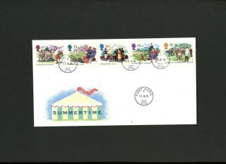 1994 Summertime Gpo Fdc With Fleet Cds