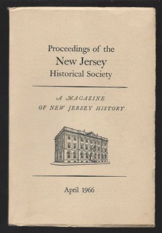 Nj - Early Post Offices In The Jersey Pine Barrens Nj Hist.  Soc.  Apr.  1966