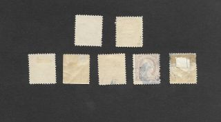 US Stamps SC 518 Benjamin Franklin $1 (7) perf 11 1917 - 19 2