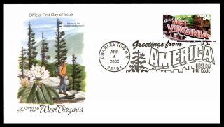 Mayfairstamps Us Fdc 2002 West Virginia Hiking In The Mountains Art Craft Wwb_14