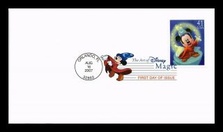 Dr Jim Stamps Us Art Of Disney Magic Mickey Mouse Fdc Cover Multi Color Cancel