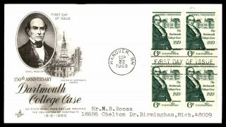 Mayfairstamps Fdc 1969 150th Anniversary Dartmouth College Case Fda_6733