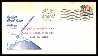 Mayfairstamps Us 1964 Space Rocket Fired From Wallops Island Virginia Cover Wwb5