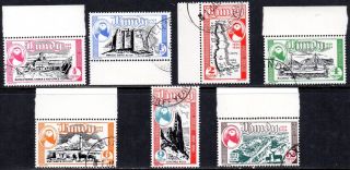 1954 Lundy Silver Jubilee - Surface Mail Set Of 7