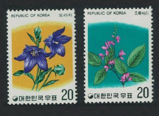 Korea Clover Broad - Bell Flowers 4th Series 2v Mnh Sg 1199 - 1200