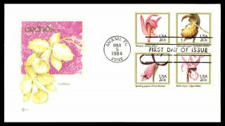 Mayfairstamps 1984 Us Fdc Cover Craft Orchids Flowers First Day Cover Wwb58749