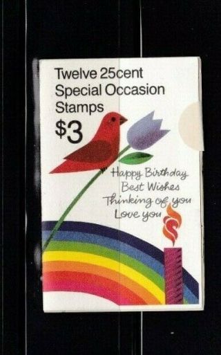 Us Complete Booklet Of 12,  Scott 165,  2396a And 2398b,  Special Occasions