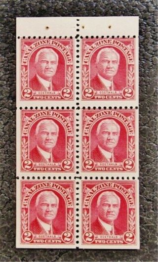Nystamps Us Canal Zone Stamp 106a Og Nh $23 Crease
