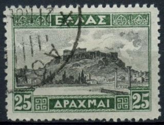 Greece 1927 Sg 423,  25d Black And Green E1025