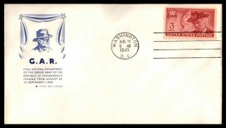 Mayfairstamps Us Fdc 1949 Gar Encampment House Of Farnum First Day Cover Wwb6427