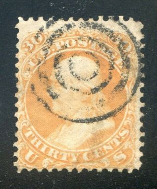 U.  S.  Stamp,  Scott 71,  Fancy Cancel,  Scv: $210.