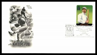 Mayfairstamps Us Fdc 2000 Baseball Art Craft Eddie Collins First Day Cover Wwb64