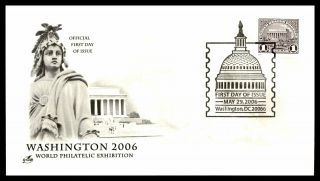 Mayfairstamps Us Fdc 2006 $1 World Philatelic Exhibition First Day Cover Wwb6432