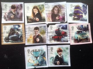 Gb Stamps 2018 Full Set Of Harry Potter Postally Fine Commemoratives