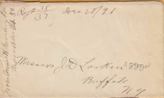 Sc Mars Bluff 1891 Registered Cover With Six 2 Cent Stamps