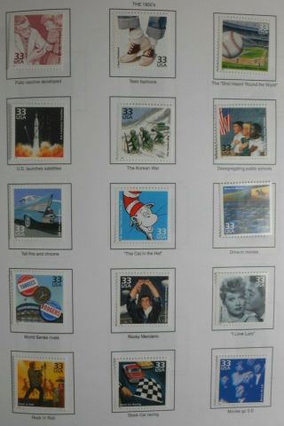 U.  S.  Stamps: Scott 3187 A - O.  33c,  Singles,  The 1950 