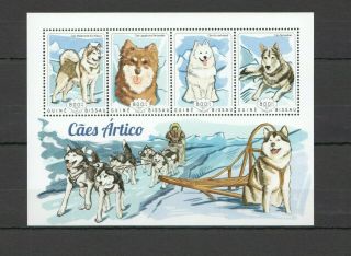 St1096 2014 Guinea - Bissau Animals Fauna Dogs 1kb Mnh Stamps
