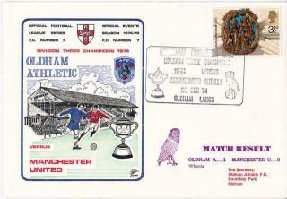 Dawn Football Event Cover (407) - Oldham Athletic V Manchester United