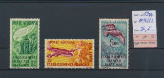 Lk85784 French India 1949 Airmail Fine Lot Mh Cv 36,  6 Eur