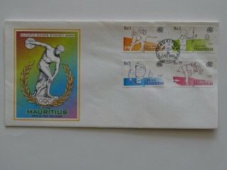 Mauritius First Day Cover 2000 Sydney Olympics In