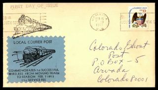 Mayfairstamps 1977 Us Jamaica Ny Local Courier Post Train Cover Wwb58563