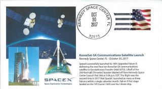2017 Spacex Koreasat - 5a Communications Satellite Launch Kennedy Sc 30 October