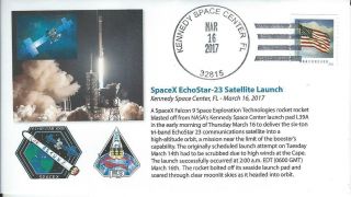 2017 Spacex Echostar - 23 Communications Satellite Launch Kennedy Sc 16 March