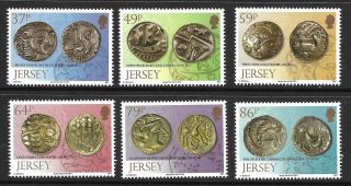 Jersey 2011 Archaeology (2nd Series) Buried Treasure Coins Sg 1605 - 10 Set 6 Mnh.