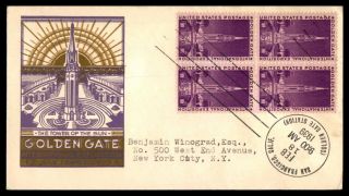 Mayfairstamps Fdc 1939 The Tower Of The Sun Golden Gate International Exposition