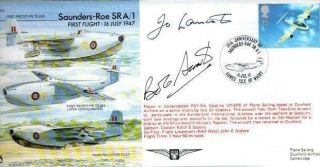 Eja Saunders - Roe Sra/1 Cover 16 - 7 - 96 Double Signed See Below F7