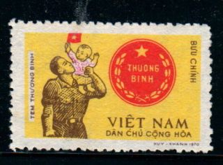 N.  251 - Vietnam - Military Frank - Flag/war Invalid And Child 1971